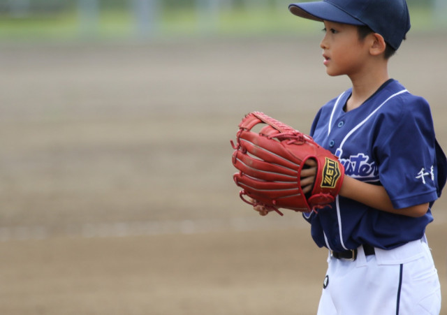野球少年の写真