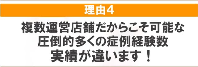 あなたの1日1日に合った施術をします。